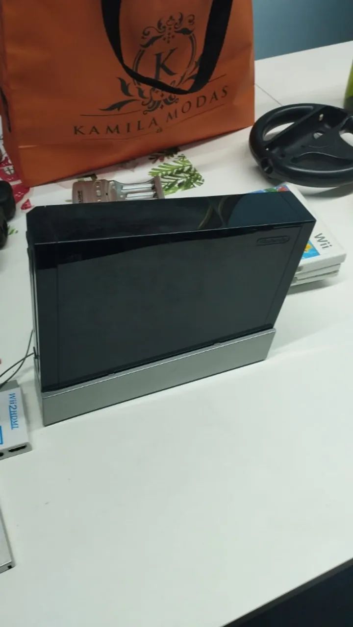 Nintendo wii completo com acessórios, ótimo estado de uso desbloqueado - Foto 3