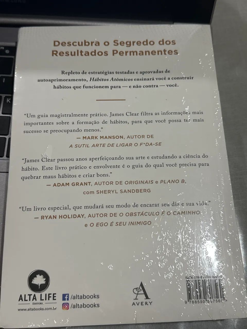 LIVRO HÁBITOS ATÔMICOS - Foto 2