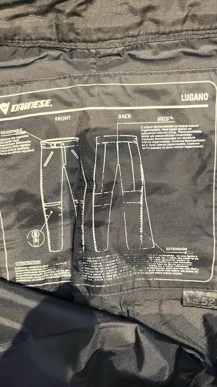 CALÇA IMPERMEÁVEL DAIANESE MOTO - Foto 4