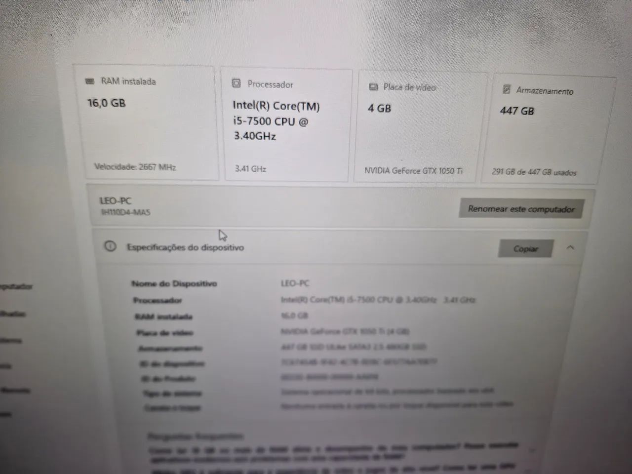 PC GAMER COMPLETO GTX 1050TI  - Foto 2