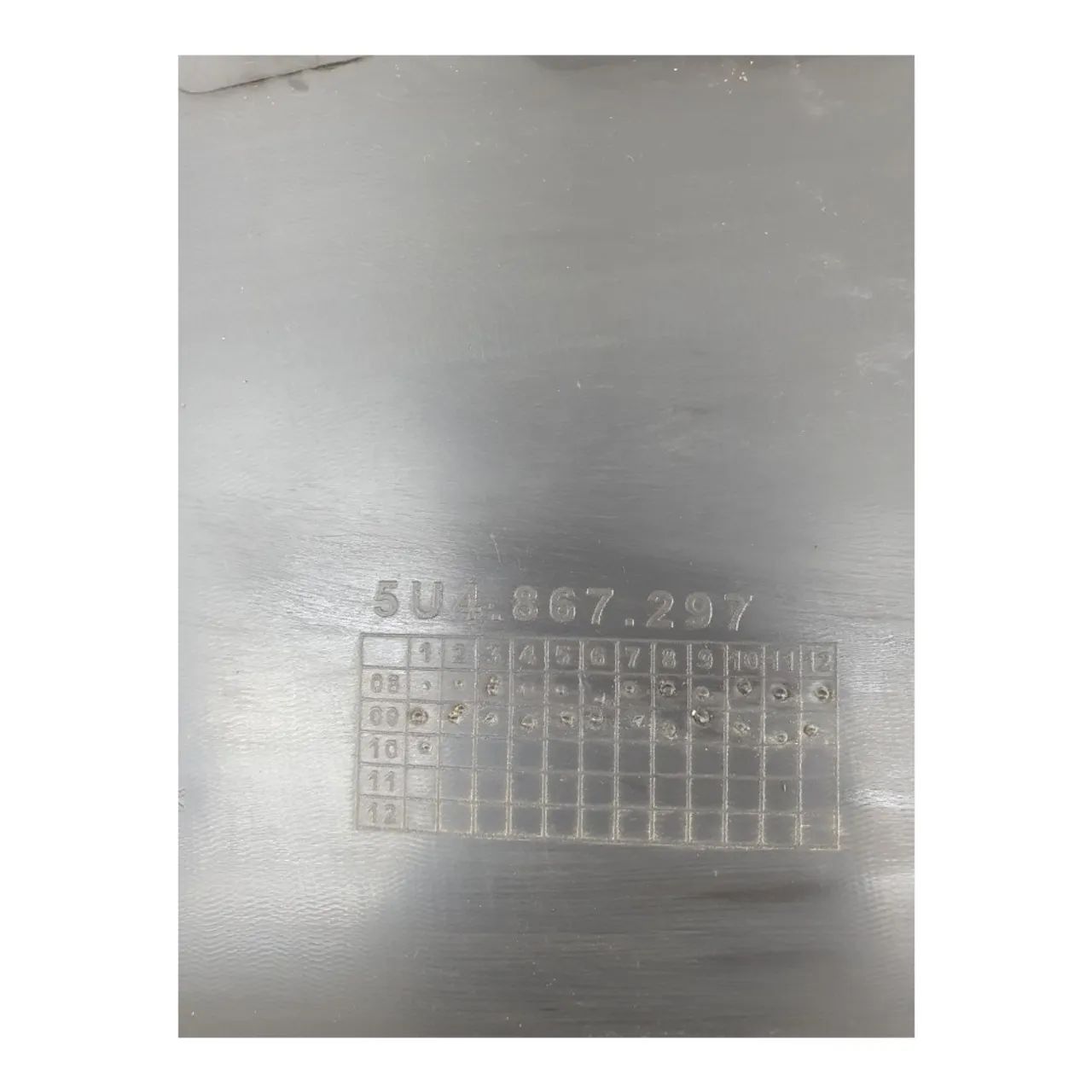 Moldura Coluna Inferior Esquerdo Volkswagen Gol G5 2010 - Foto 5