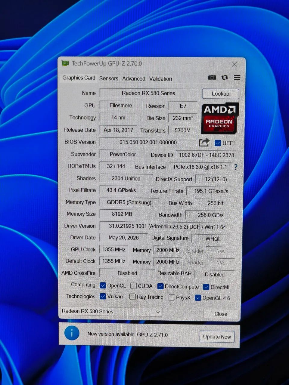 PowerColor Red Evil RX580 Original - Foto 4