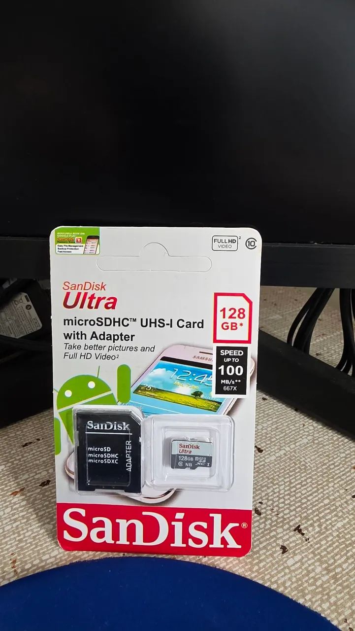 Cartão de memória 128 GB