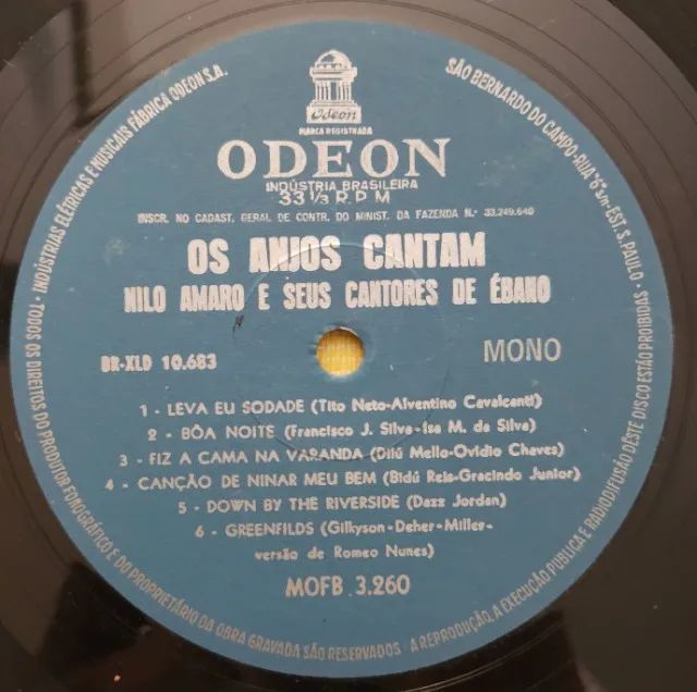 Nilo Amaro e seus Cantores de Ébano - Os Anjos Cantam - Foto 4