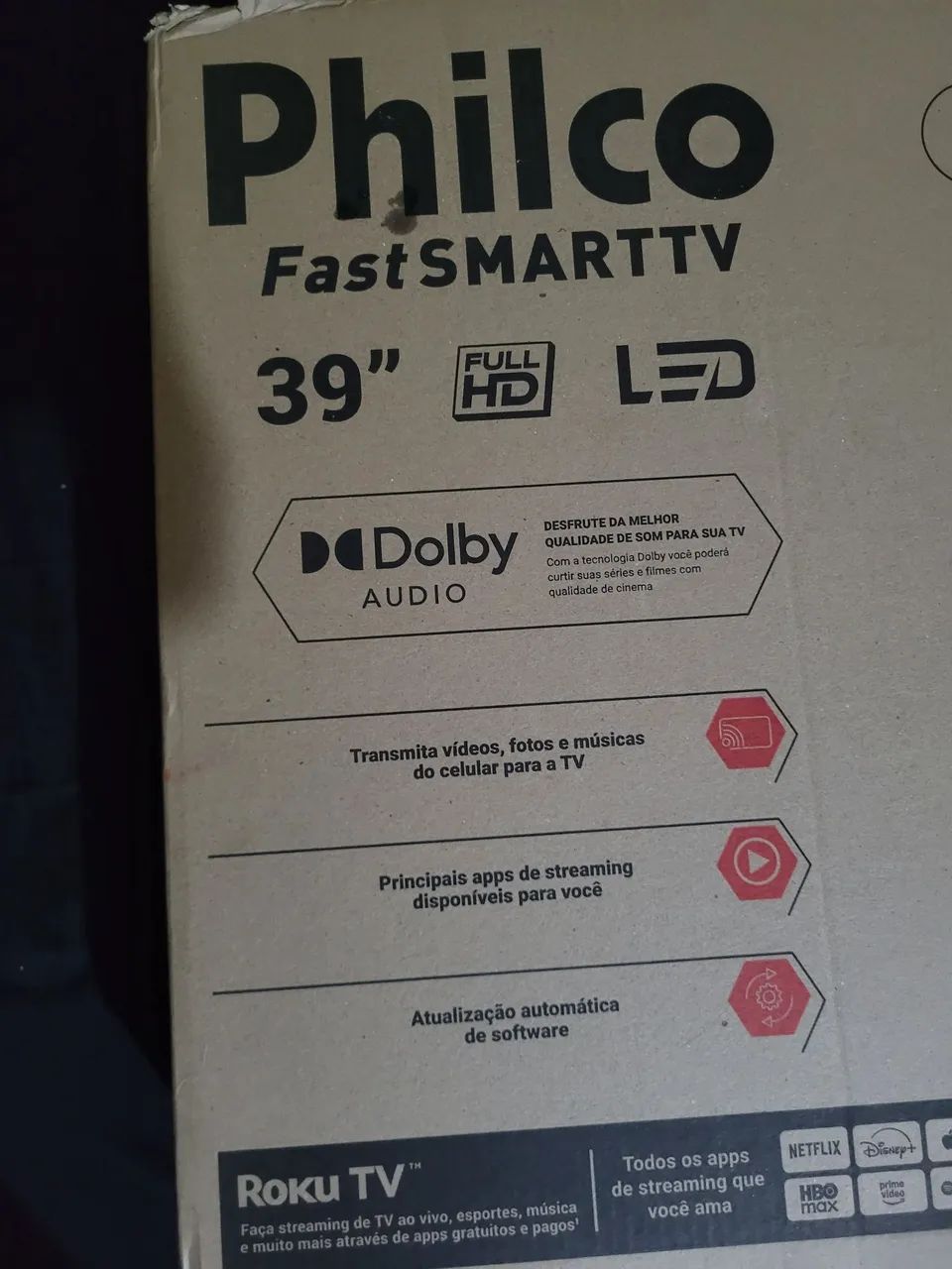 Tv Philco 39 Polegadas Roku [Nova] - Foto 2