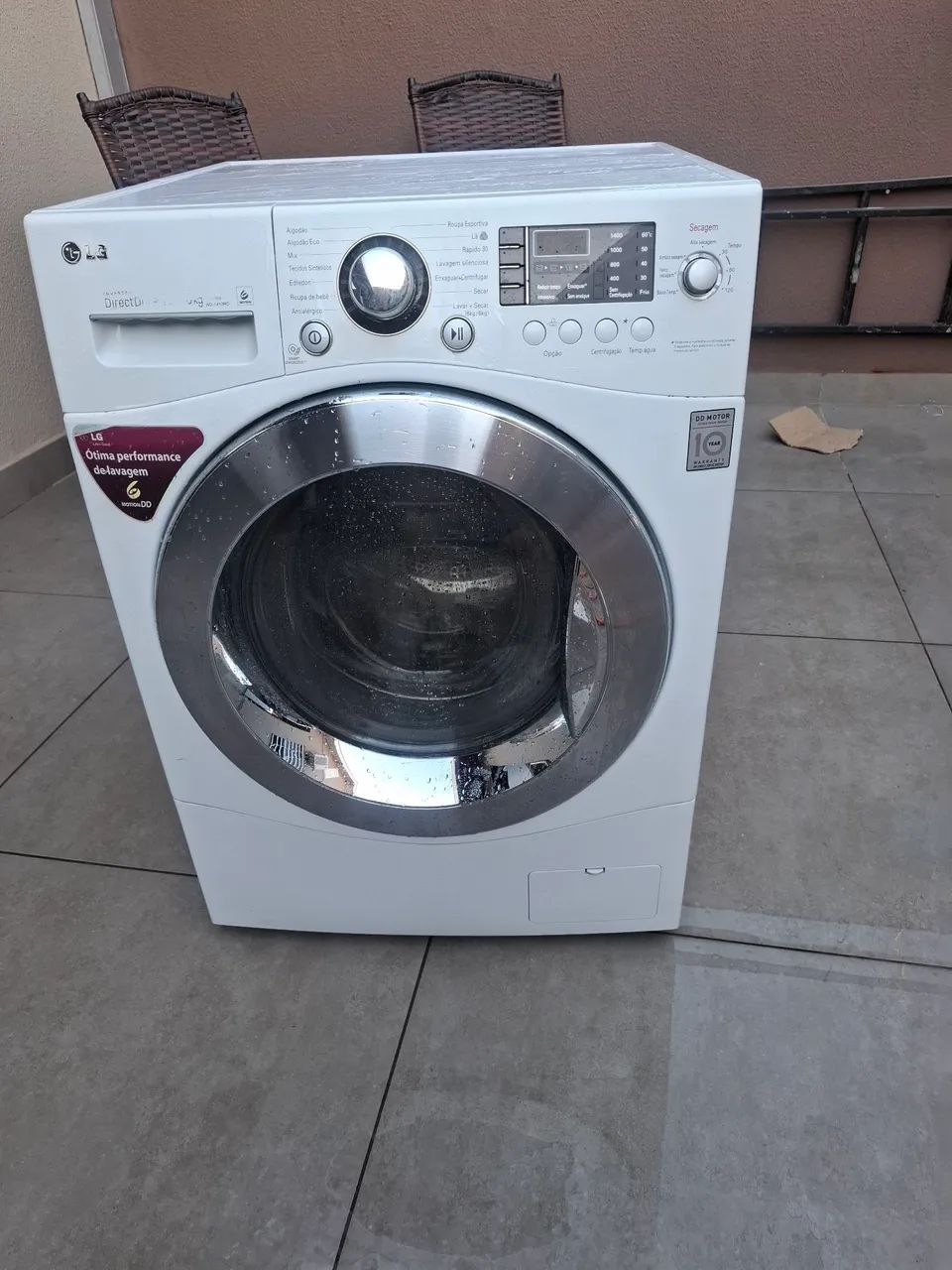 Máquina de lavar e secar 