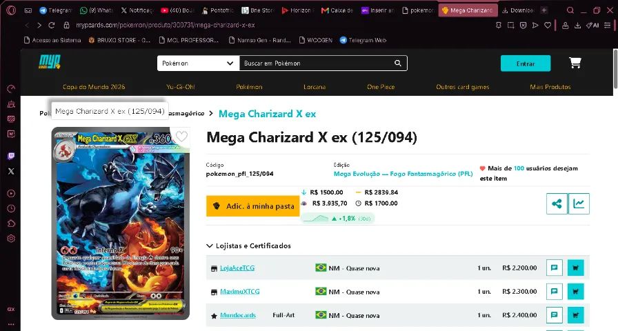 Mega Charizard X ex (125/094) - Foto 2