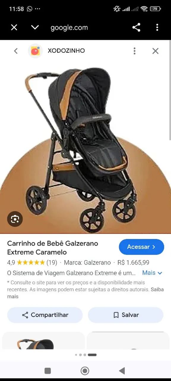 Carrinho Moisés de luxo  - Foto 4