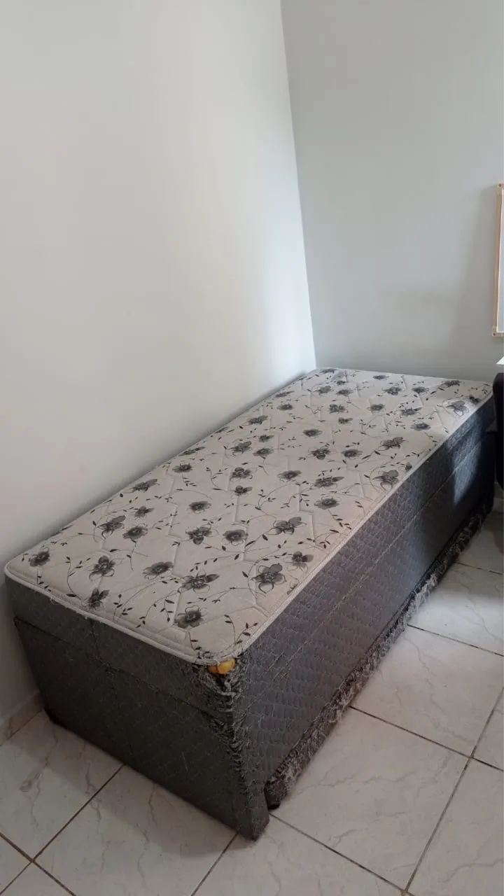 Cama box de solteiro com baú - Foto 2