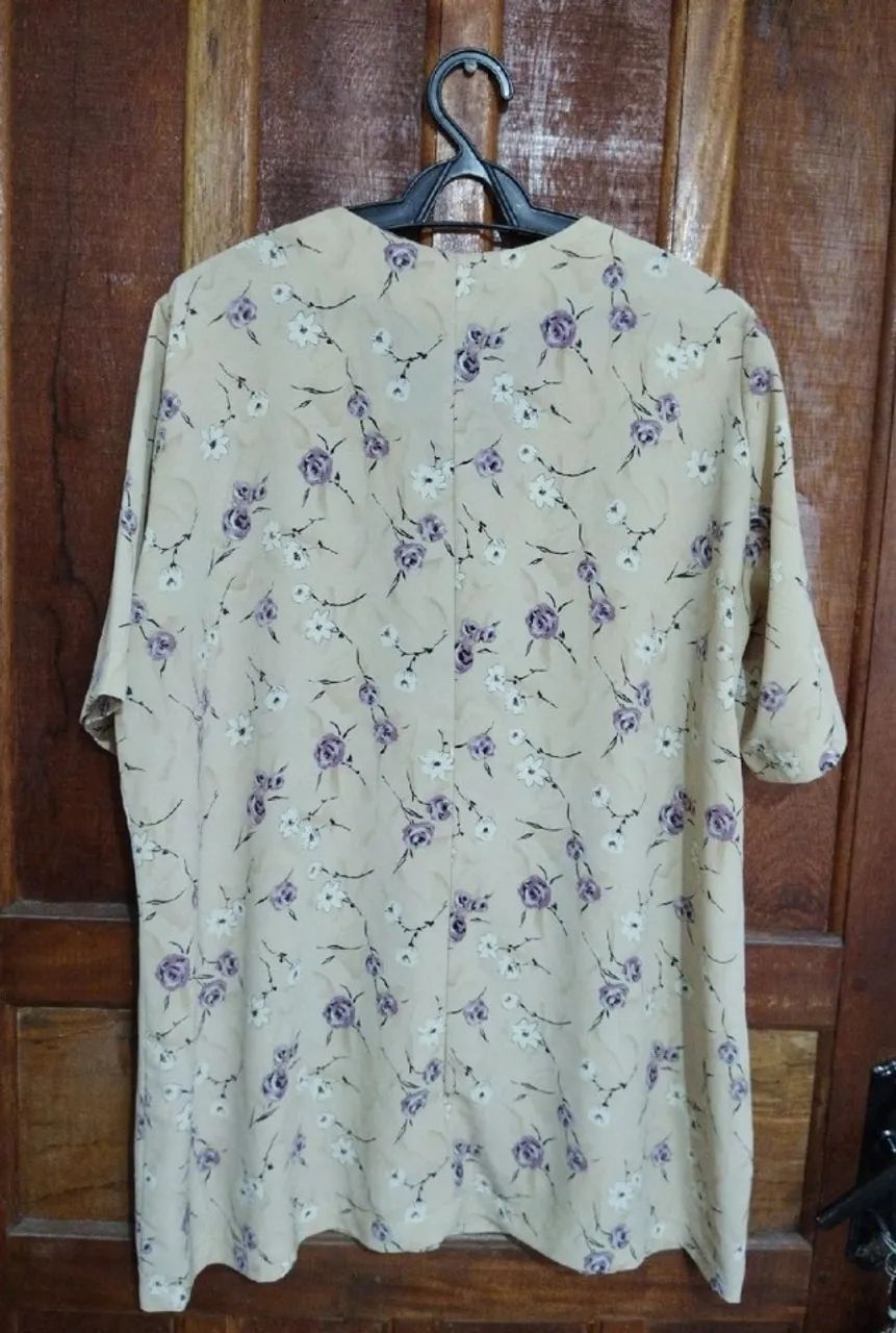blusa vintage floral - Foto 3