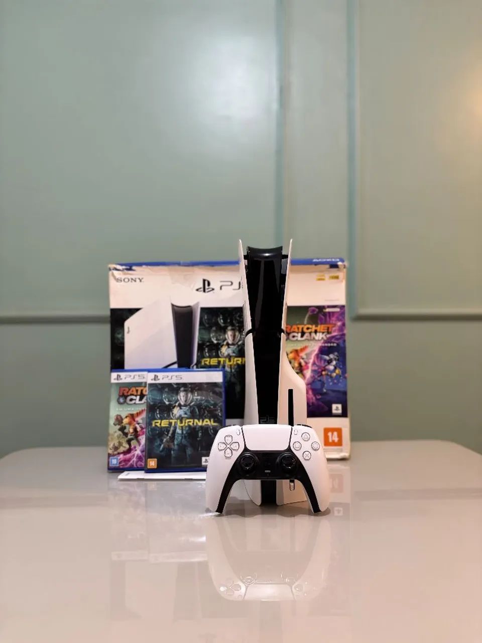Ps5 Slim com leitor de discos 1tb - Foto 2