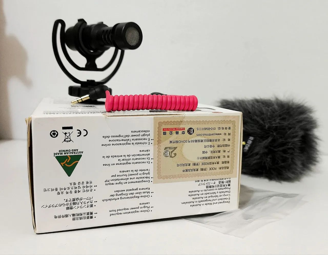 Microfone Rode VideoMicro completo e excelente  - Foto 2