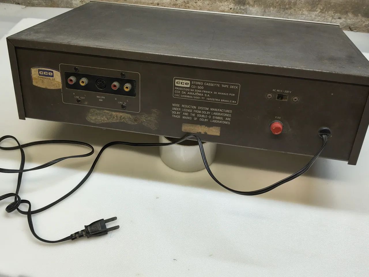 Tape deck CCE cd500 em perfeito estado  - Foto 5