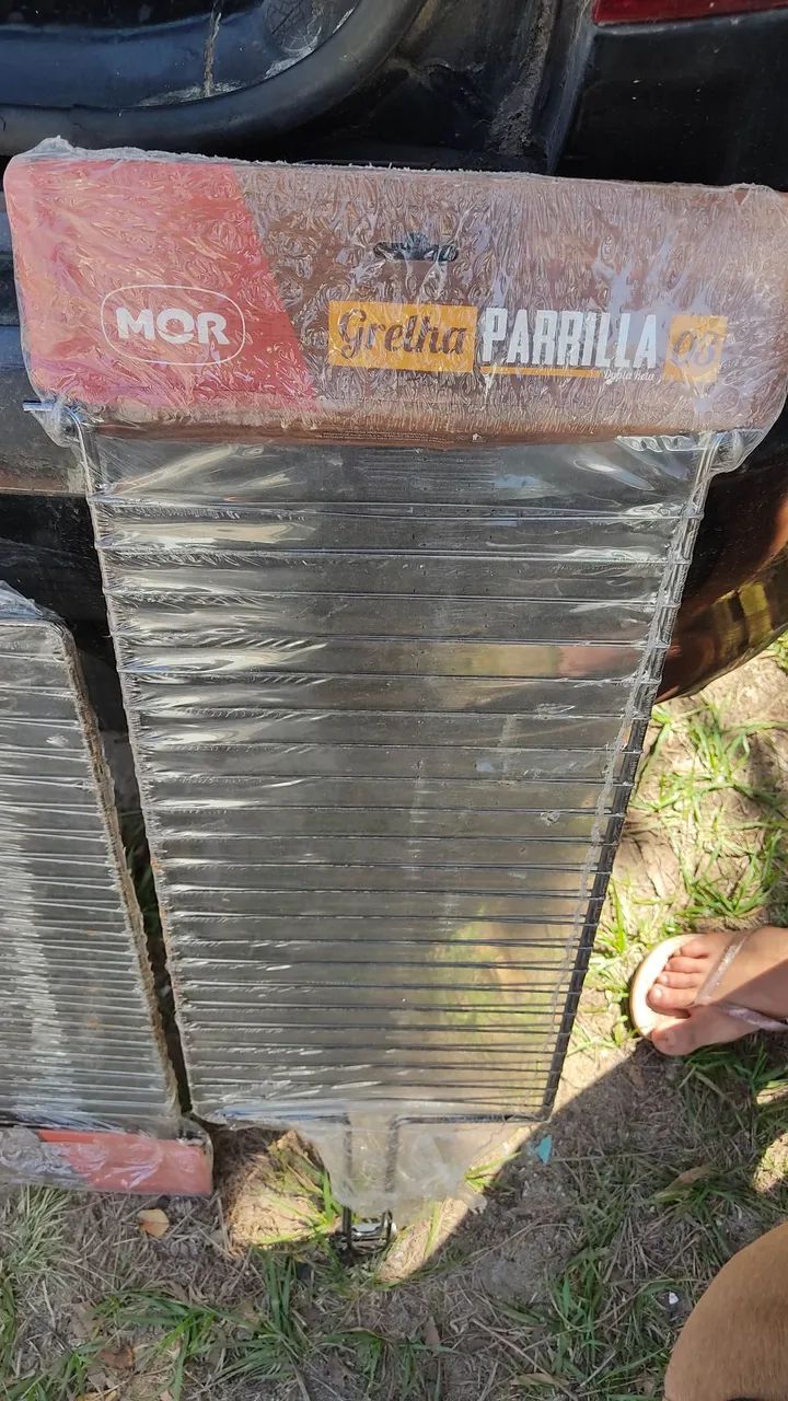 Churrasqueira com grelha e espetos - Foto 5