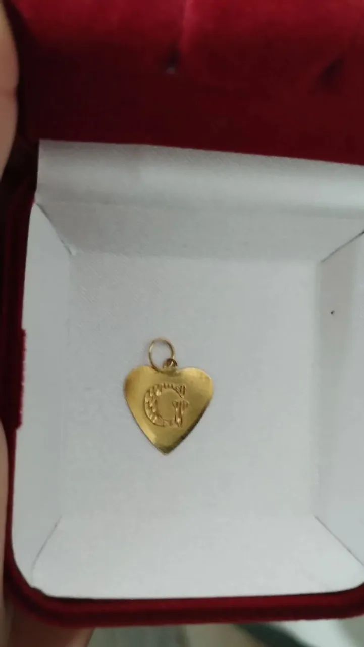 Pingente de ouro 18k pra vender logo 650 - Foto 3