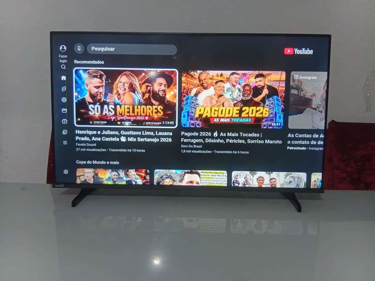 Tv smart Toshiba 40 polegadas novíssima ainda na garantia  - Foto 2