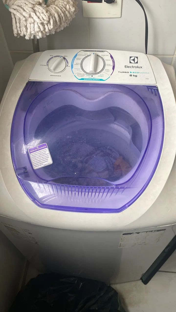 Máquina de lavar eletrolux com defeito