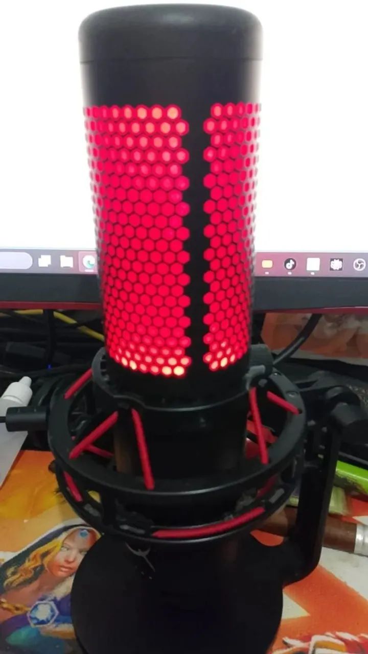 Microfone Condensador USB HyperX QuadCast  - Foto 4