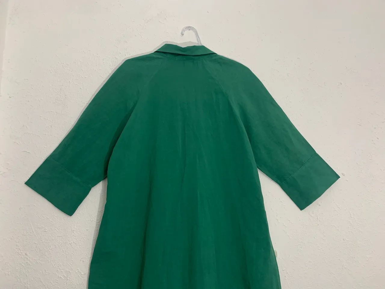 Vestido Filidellarte Tamanho Gg Verde Abotoar Ótimo Estado - Foto 6