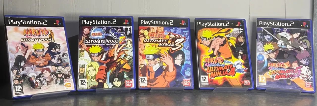 Coleção Naruto ps2