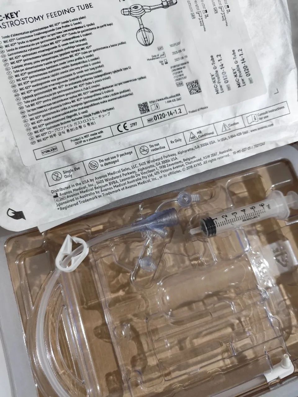 Extensor Para Sonda Gastrostomia Mic-Key Avanos