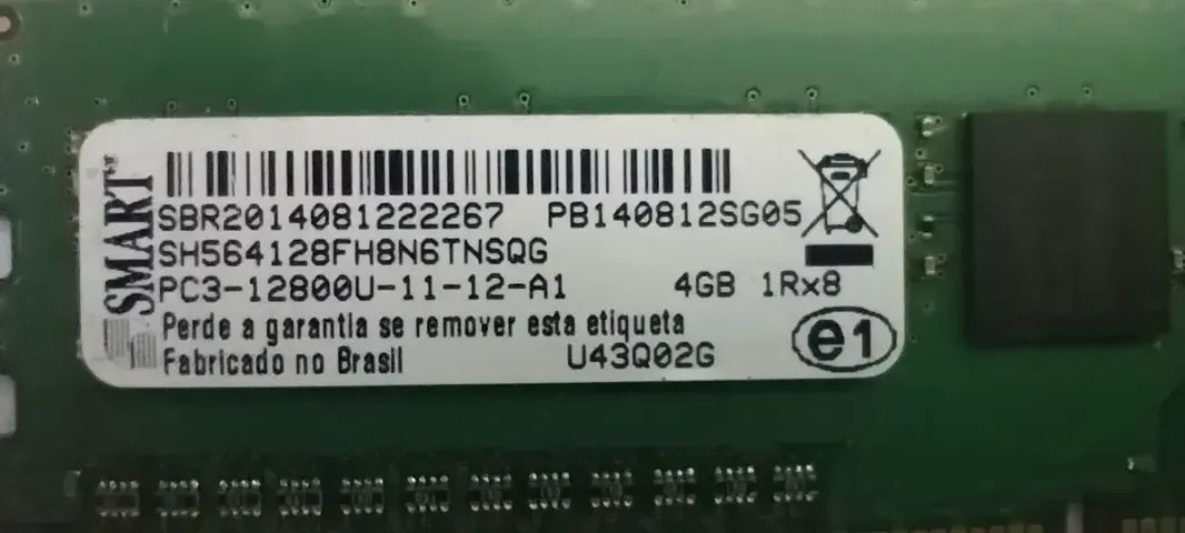 Memória ram ddr 3 4GB (desktop) - Foto 2
