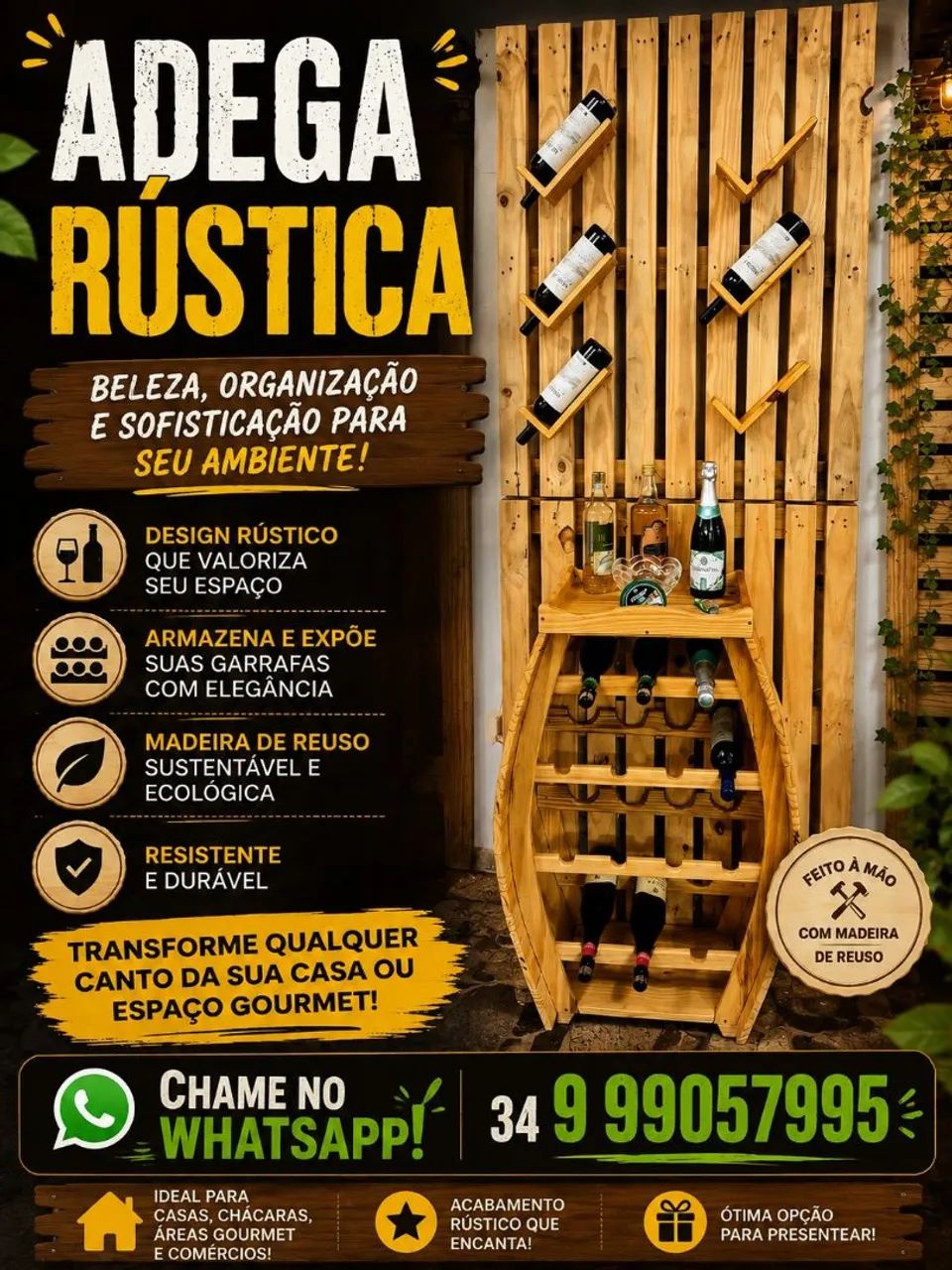 Adega rústica 