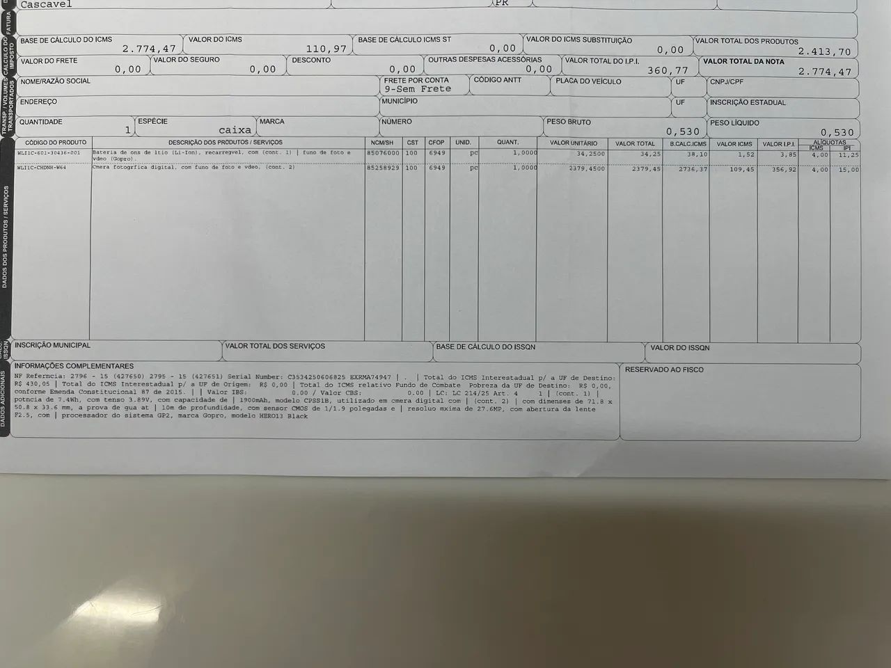 CAMERA GOPRO HERO 13 BLACK COM 1 BATERIA ENDURO - Foto 6