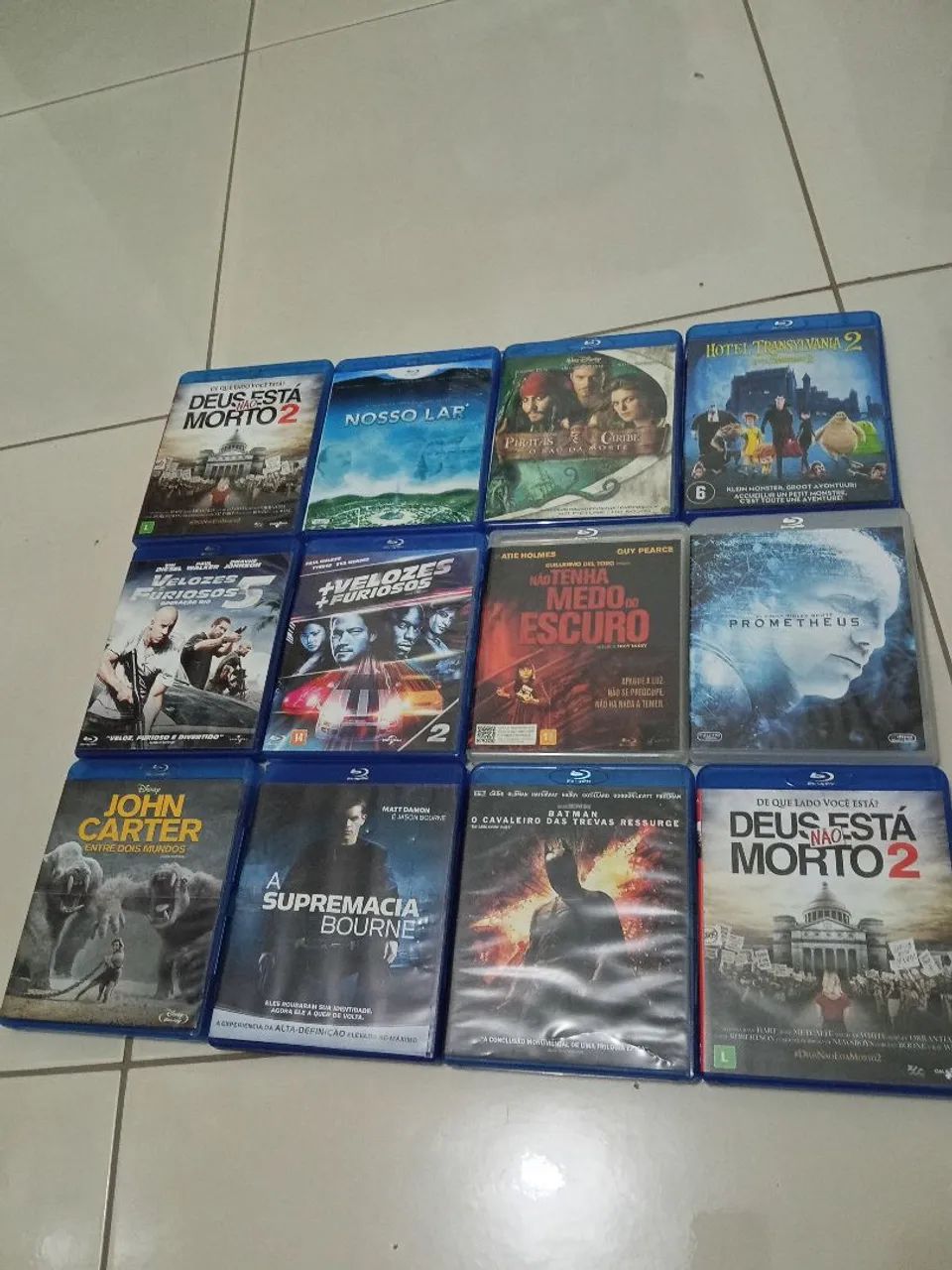 Lote de Blu ray 12 unidades 
