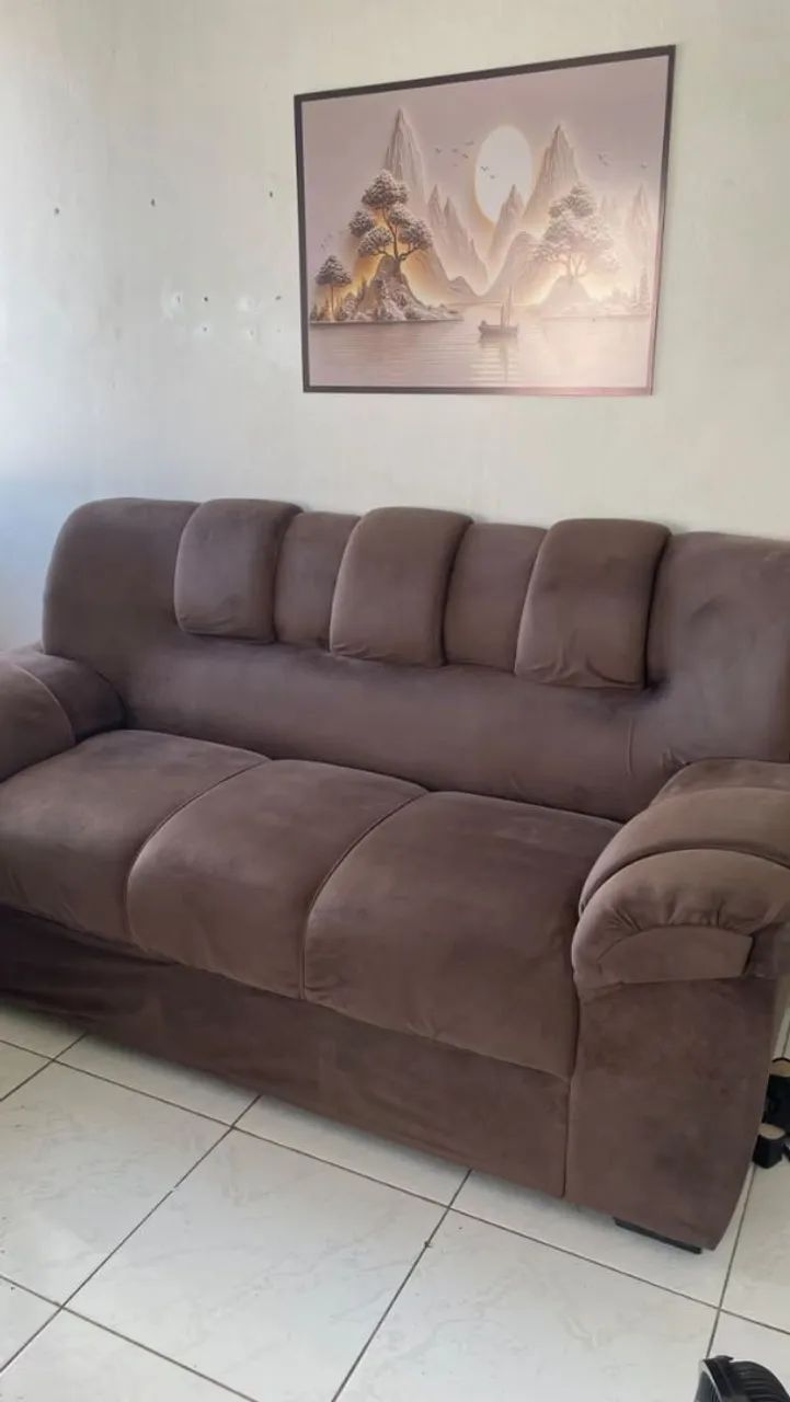 Conjunto de sofás 5 lugares