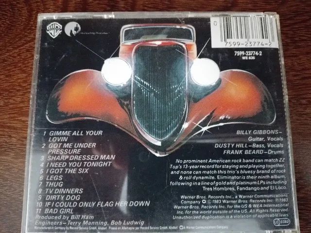 cd zz top eliminator ( leia o anuncio ) - Foto 2