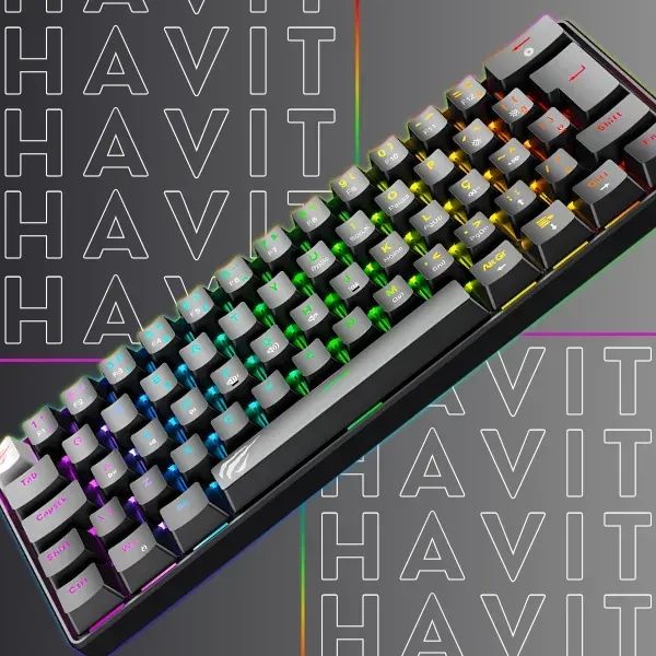 TECLADO GAMER MECÂNICO HAVIT KB11L RGB 