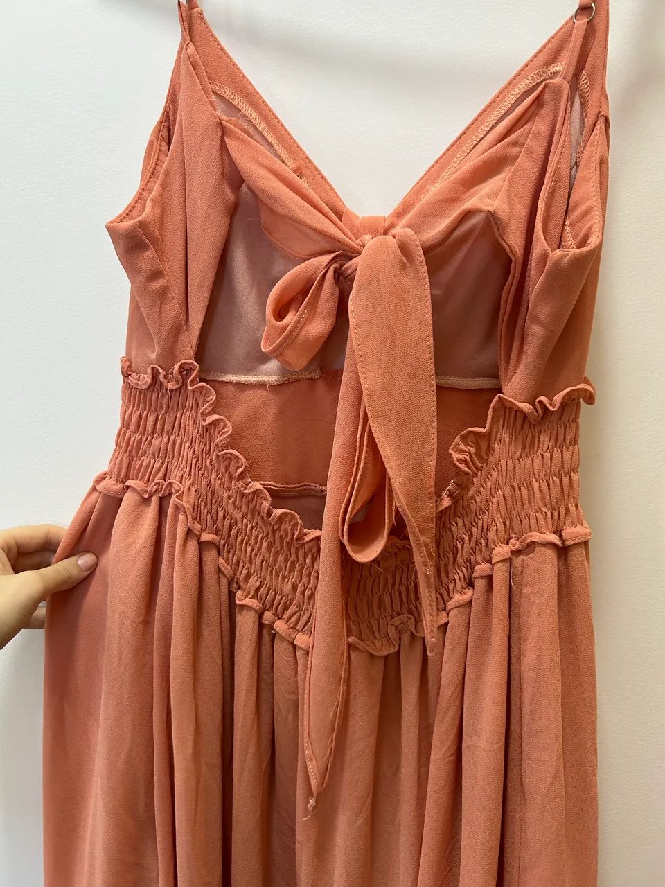 Vestido pêssego P - Foto 4