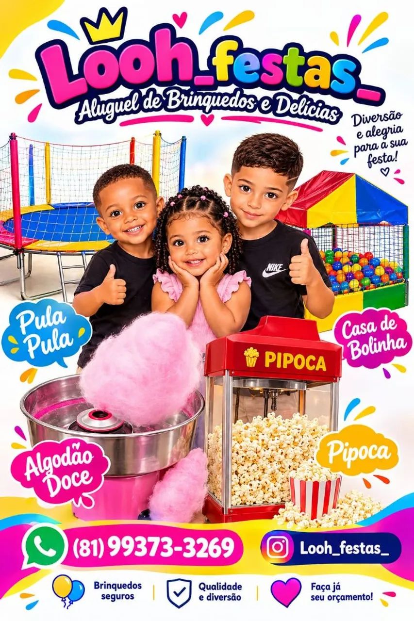Pula pula e Brinquedos 
