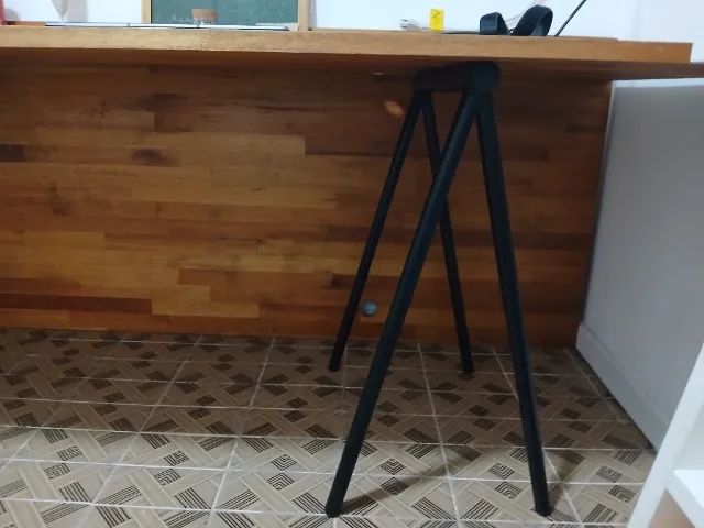 Bancada/mesa madeira maciça para trabalho/estudo448320482606458882