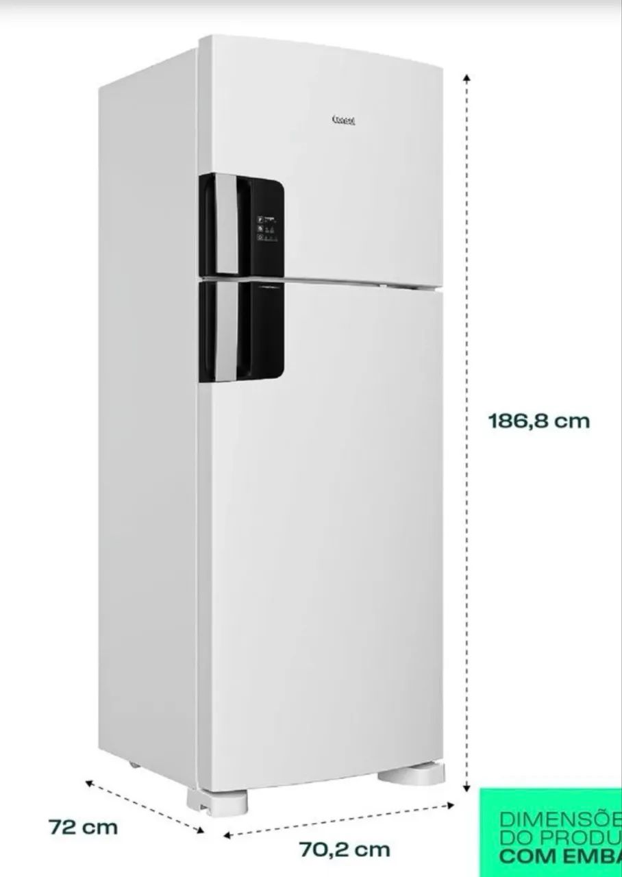 Super Oferta! Geladeira Frost Free Duplex Consul 455l Branca CRM56 - Foto 2