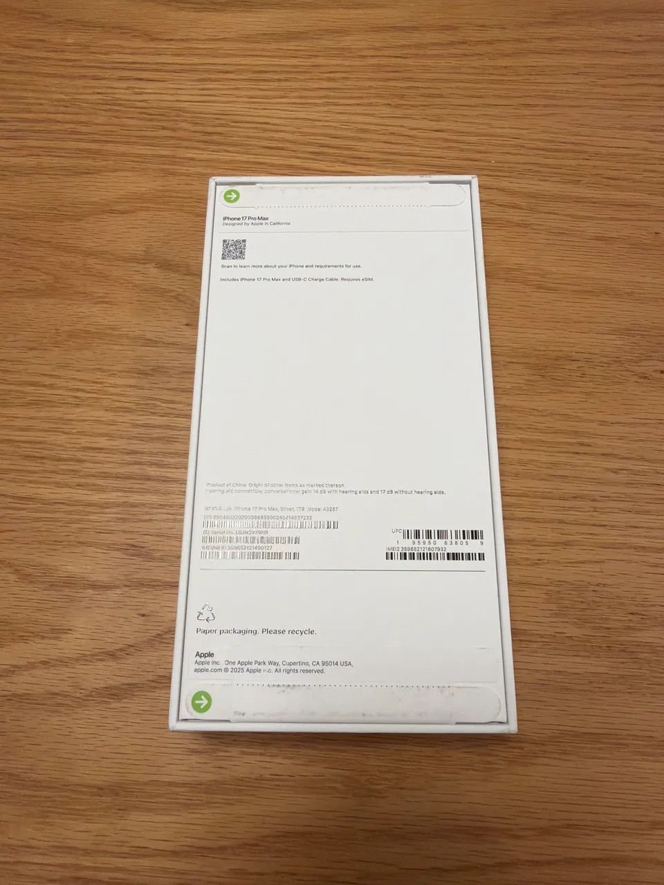 iPhone 17 pro Max 1 tera  - Foto 2