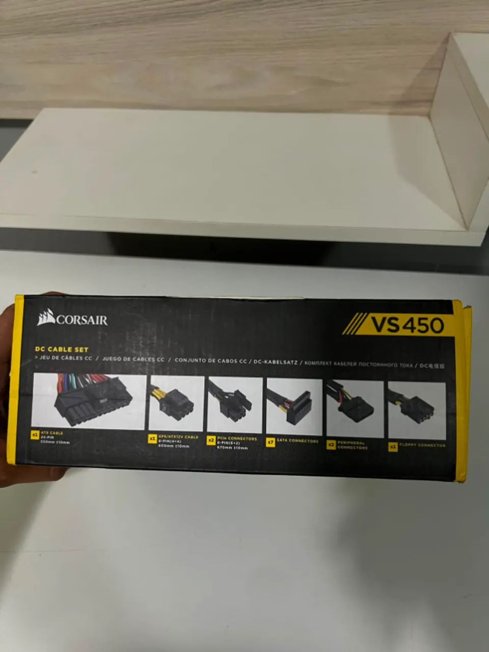 Fonte Corsair 450W 80Plus White - Foto 2