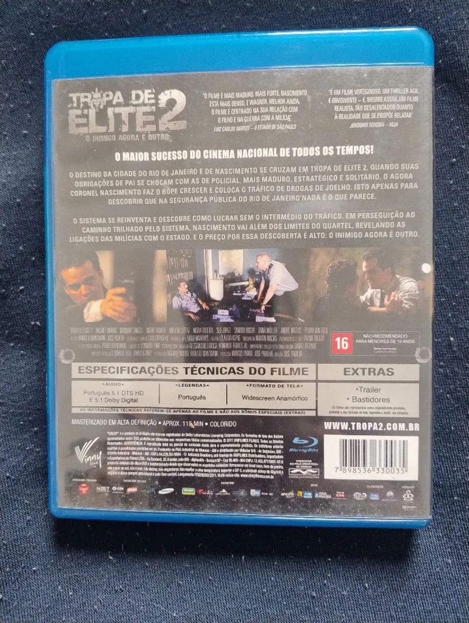 Blu-ray Tropa de Elite 2 - O Inimigo agora é outro - Foto 2
