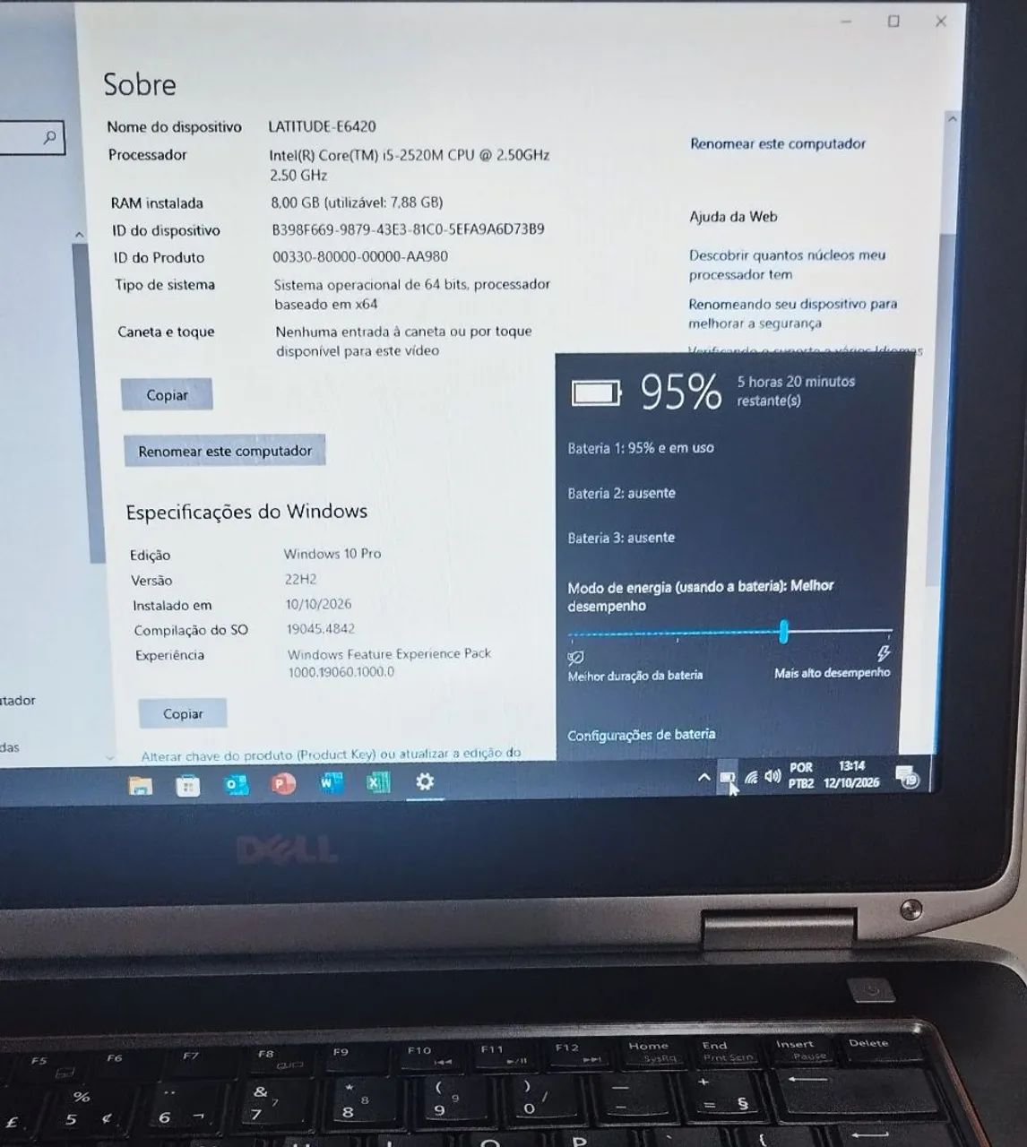 Notebook Dell Core i5 8GB RAM SSD 120GB - Foto 2