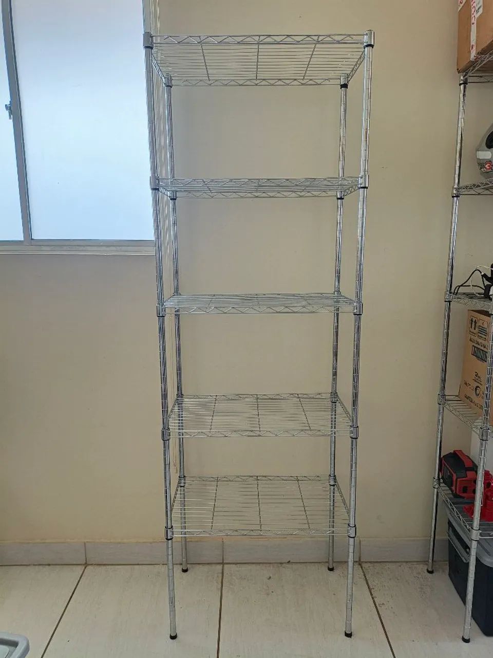 Estante em aço cromado - Foto 3