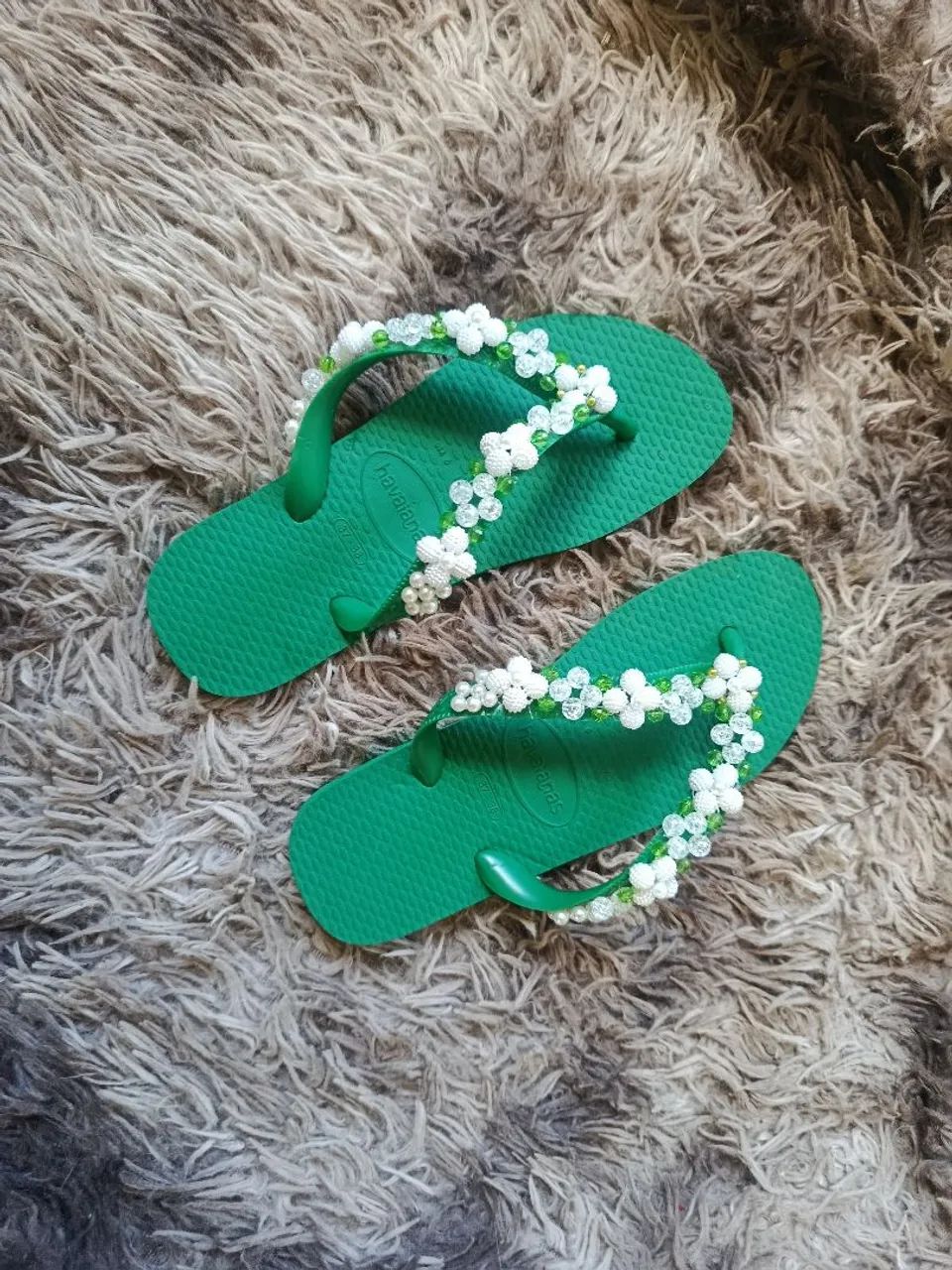Sandália com miçangas - Foto 2
