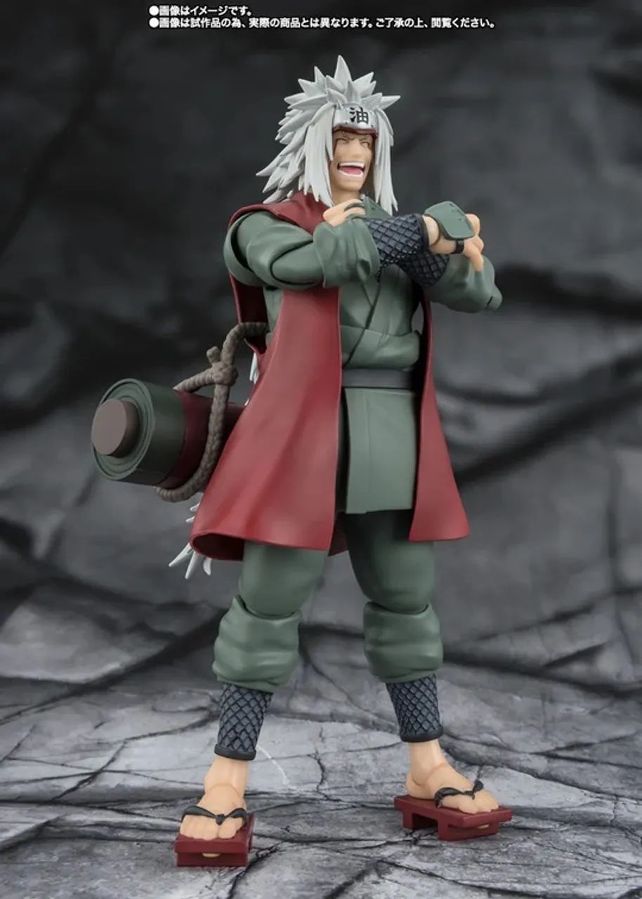 Figura de ação Jiraiya  S.h Figuarts naruto - Foto 3