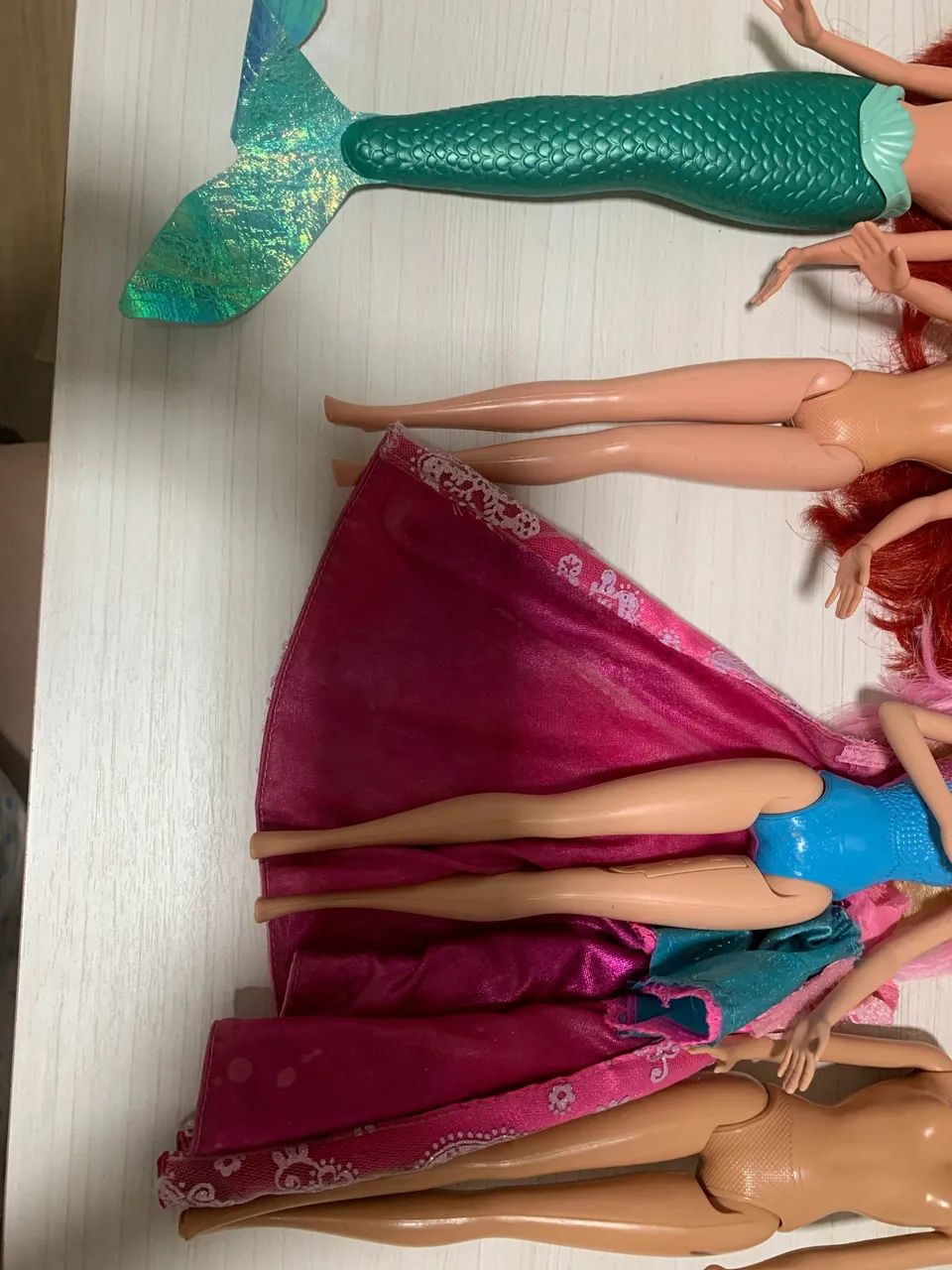Lote 3: 3 boneca barbie sucata - Foto 5