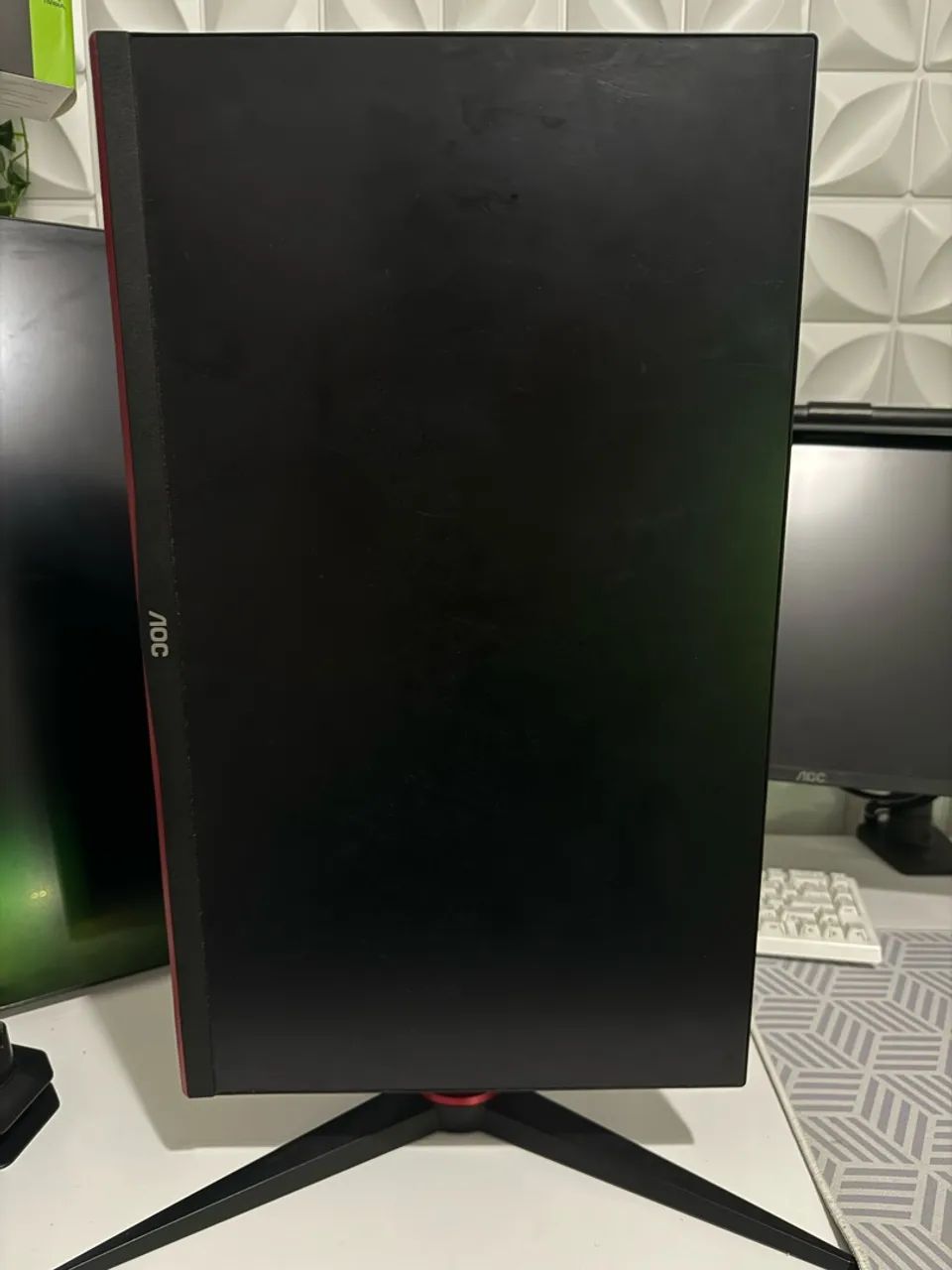 Monitor 144hz aoc 1ms 24 polegadas (pra sair rápido) - Foto 4