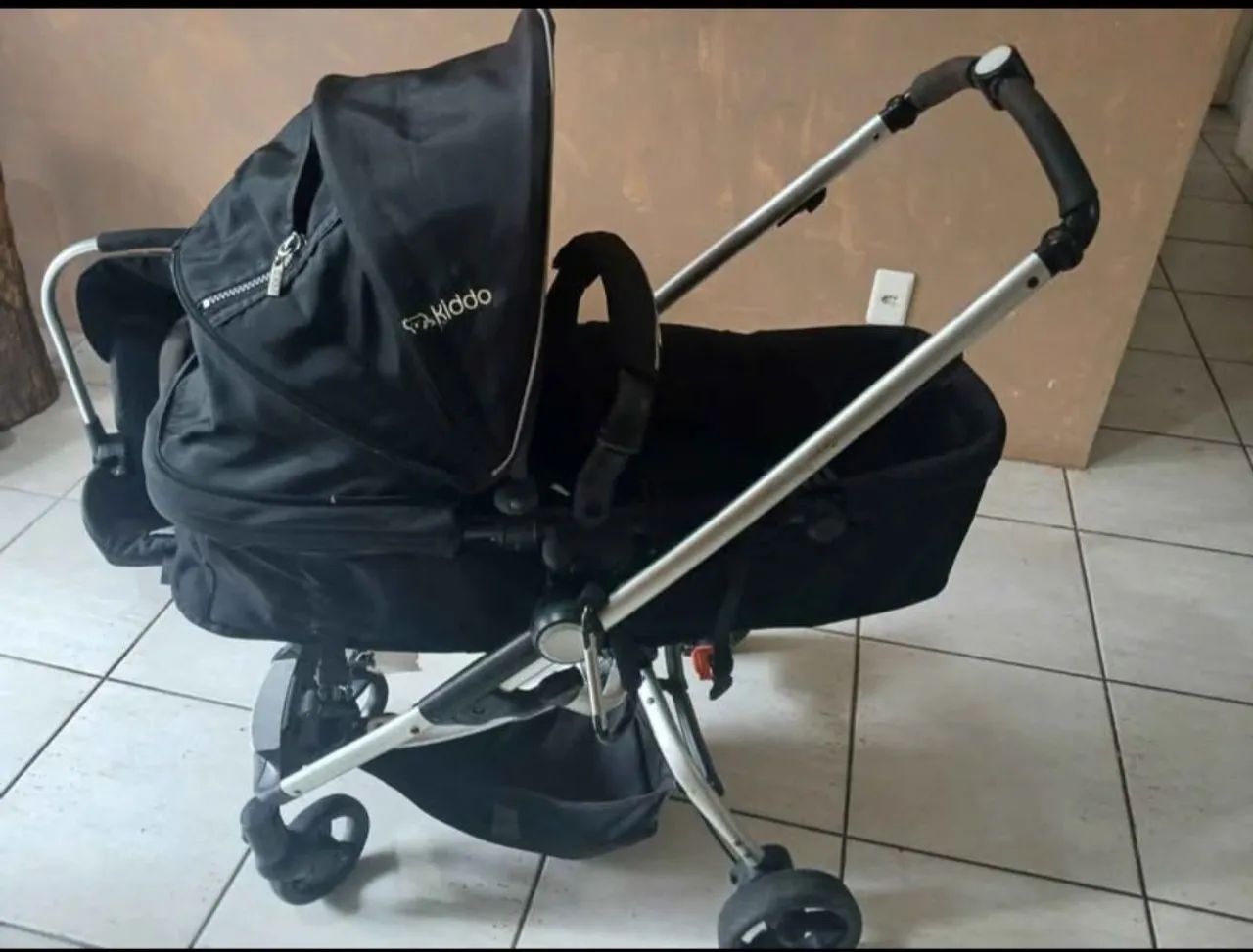 Carrinho bebe kiddo 3 em 1 - Foto 4