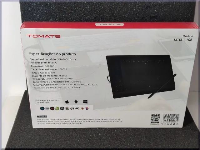Mesa digitalizadora 11 polegadas Mtm-1106 na cor preta e tomate Pronta Entrega - Foto 5