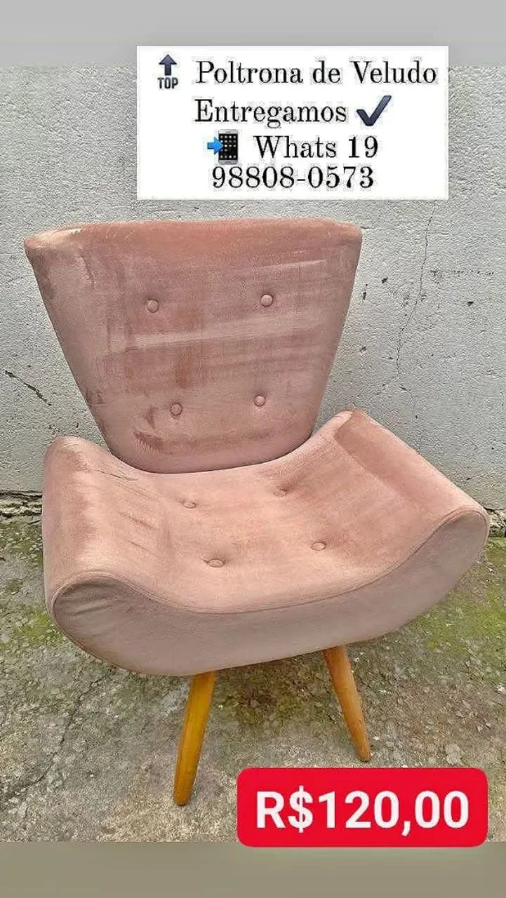 Poltrona de VELUDO 