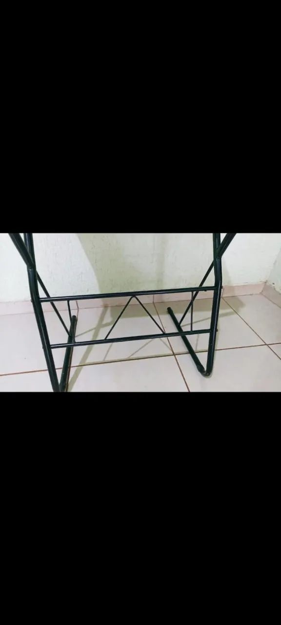 Mesa Escrivaninha Preta - Ideal para Estudos e Home Office (Compacta) - Foto 2