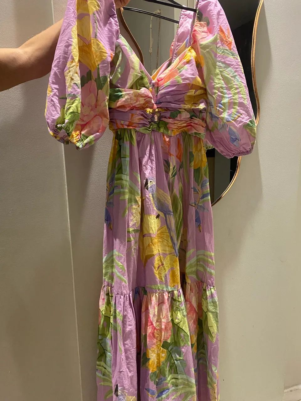 VESTIDO FARM ESTAMPADO LONGO  - Foto 4